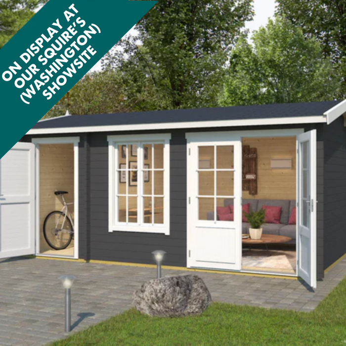 Robins Retreat Log Cabin - Wooden Garden Room - Timber Summerhouse - Garden Cabin