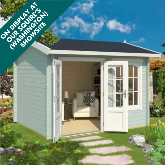 Alex Log Cabin - Wooden Garden Room - Timber Summerhouse - Garden Cabin