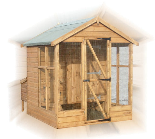 Wooden shed