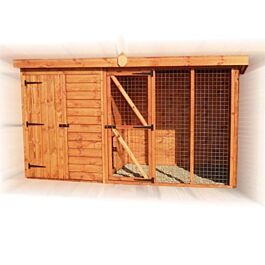 Pent Kennel & Run