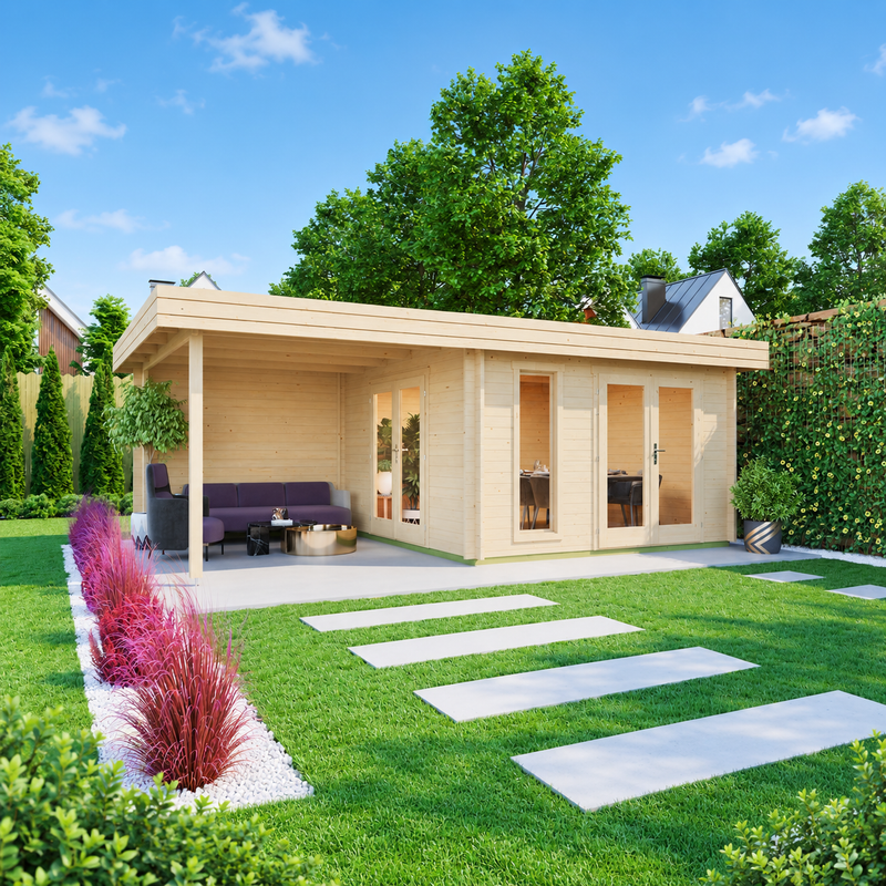 Anders 44 Log Cabin – 6.32m × 3.6m
