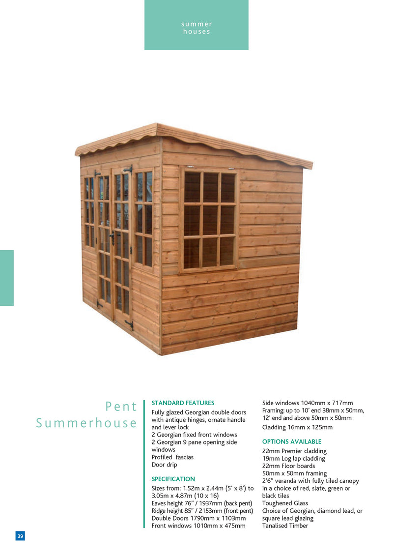Pent Summerhouse product image