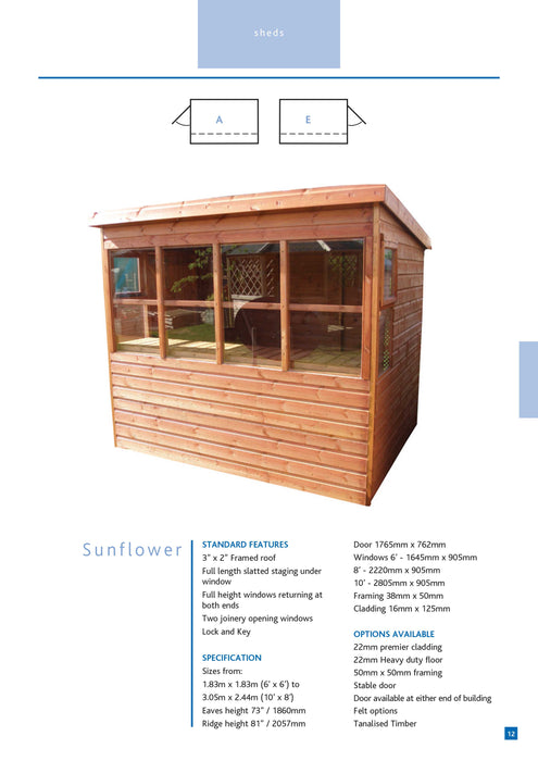 Sunflower Shed