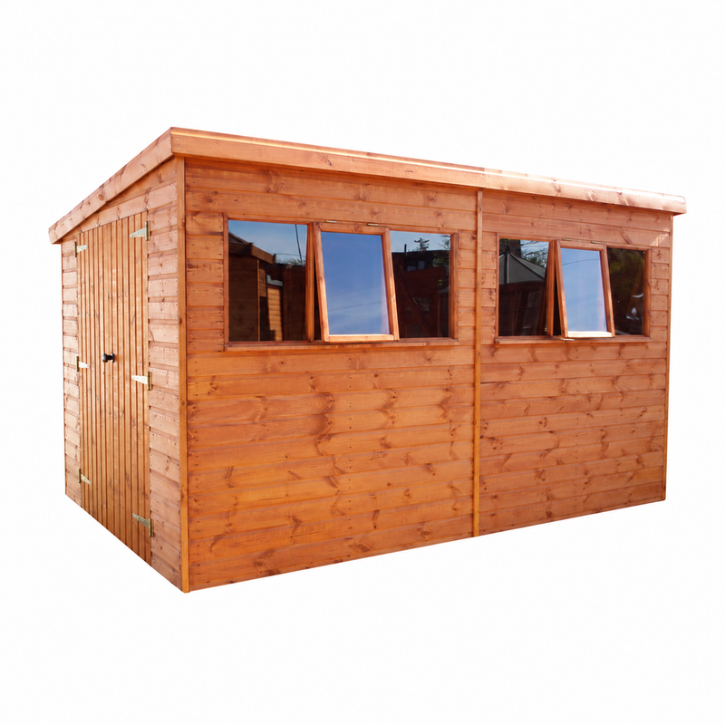 Heavy Duty Pent Shed – timber pent shed