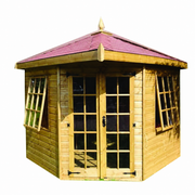 Hipped Roof Corner Summerhouse – Ashdown Garden Buildings
