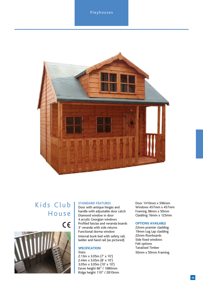 Kids Club House Playhouses