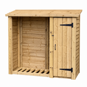 Log Store With Tool Store – Ashdown Garden Buildings