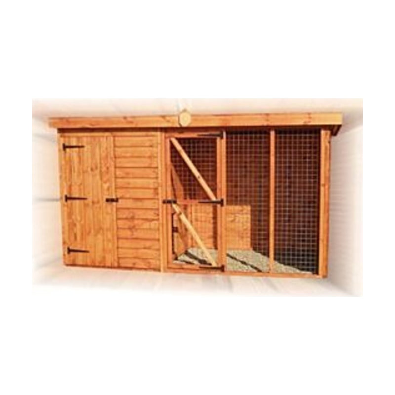 Pent Kennel & Run