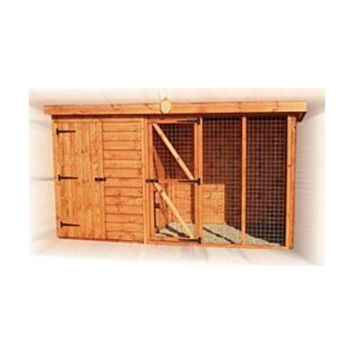 Pent Kennel & Run