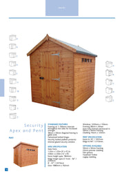 Security Pent Shed product image