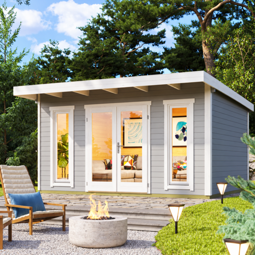 Sicily 1 44 Log Cabin – 4.1m × 3.5m – Ashdown Garden Buildings