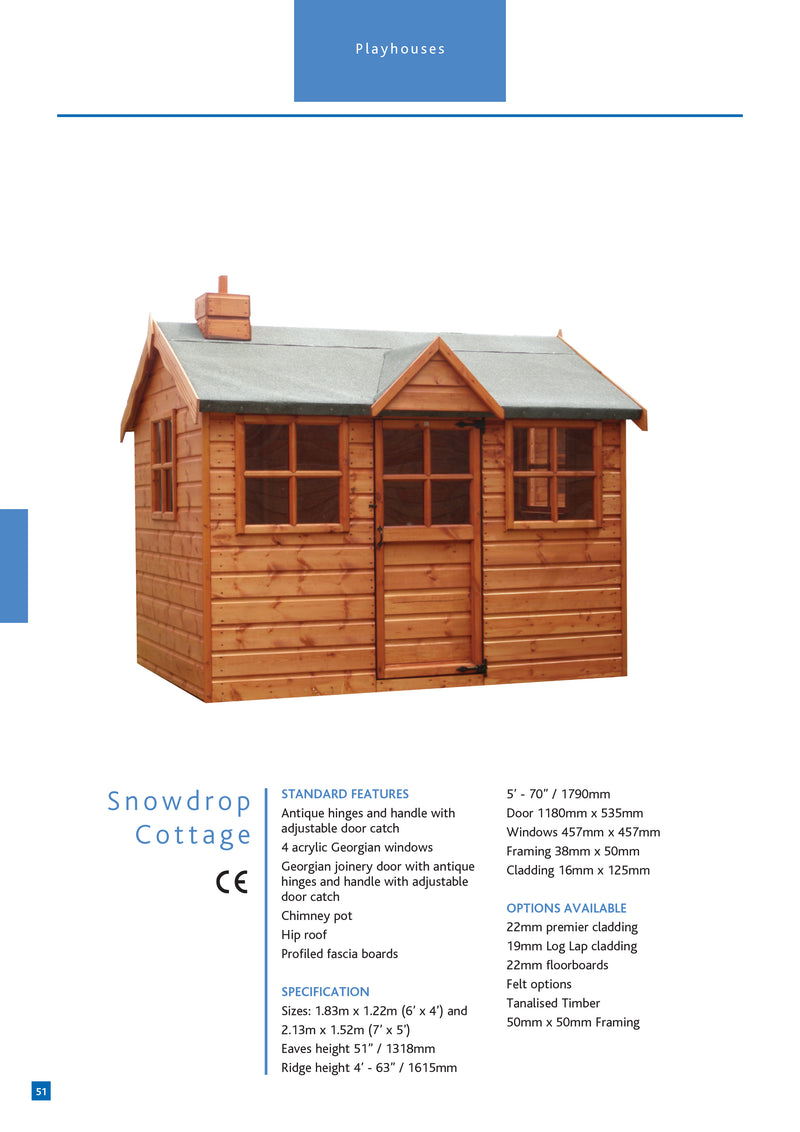 Snowdrop Cottage Playhouse
