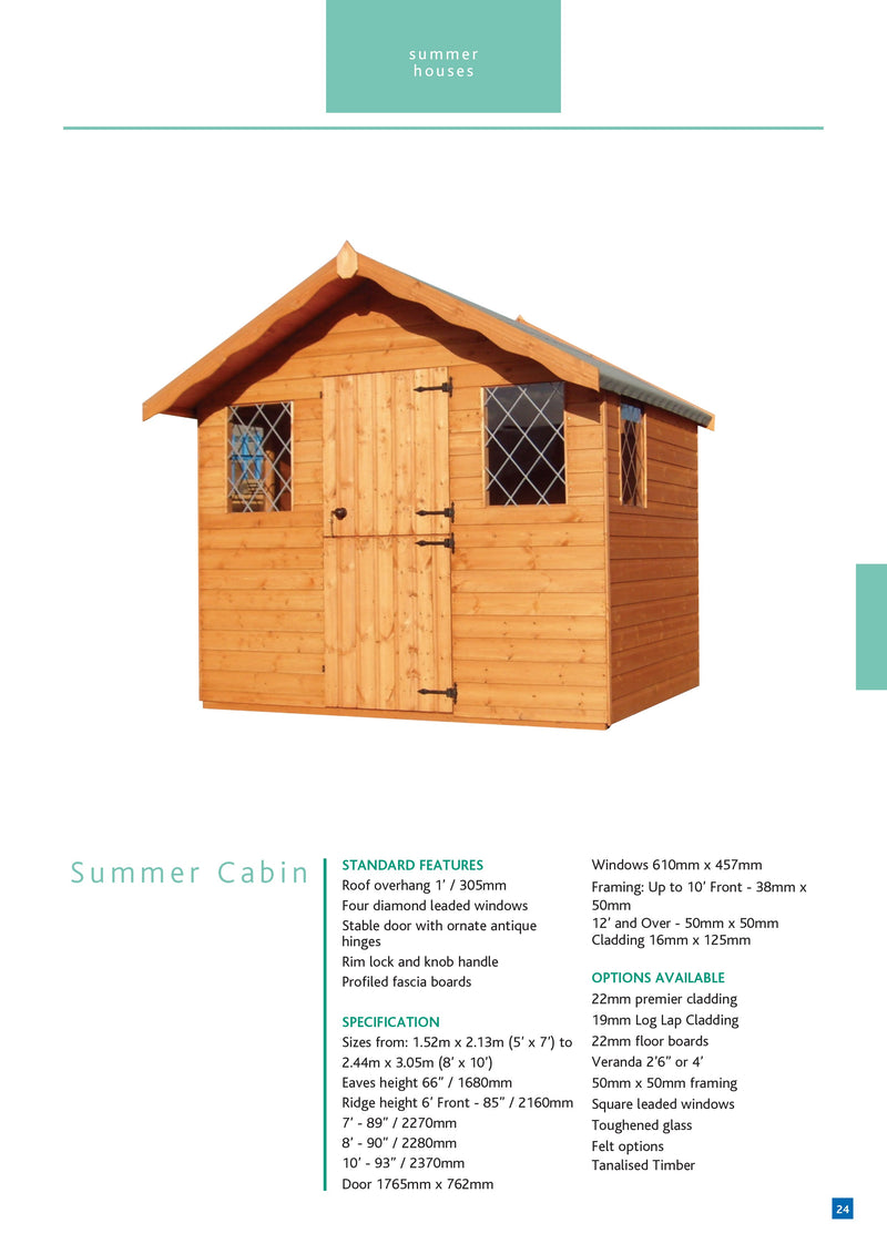 Summer Cabin Summerhouse product image