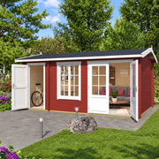 Wrexham 2 44 Log Cabin – 4.85m × 3m – Ashdown Garden Buildings