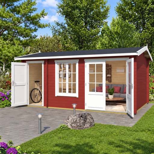 Wrexham 2 44 Log Cabin – 4.85m × 3m – Ashdown Garden Buildings