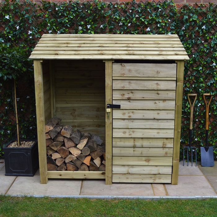 Hambleton Log & Tool Store - 6ft Tall x 6ft Wide