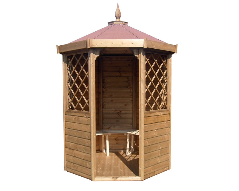 Octagonal Arbour - Ashdown Garden Buildings Sussex Sheds