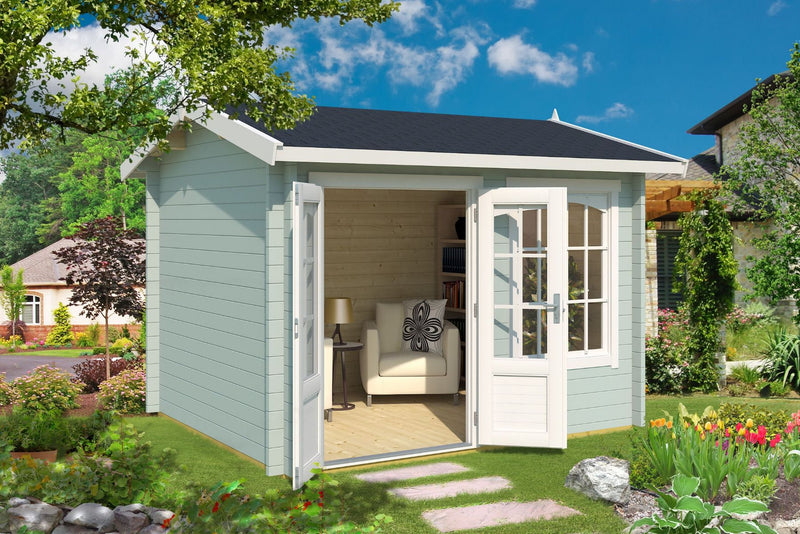 Alex Log Cabin - Wooden Garden Room - Timber Summerhouse - Garden Cabin - Ashdown Garden Buildings