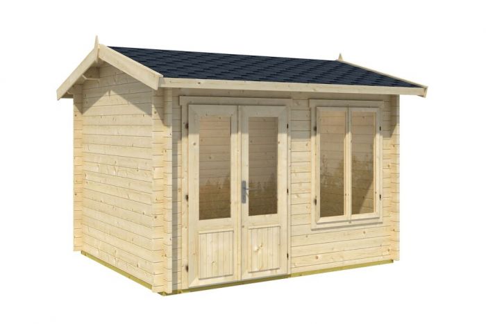 Alex Log Cabin - Wooden Garden Room - Timber Summerhouse - Garden Cabin - Ashdown Garden Buildings